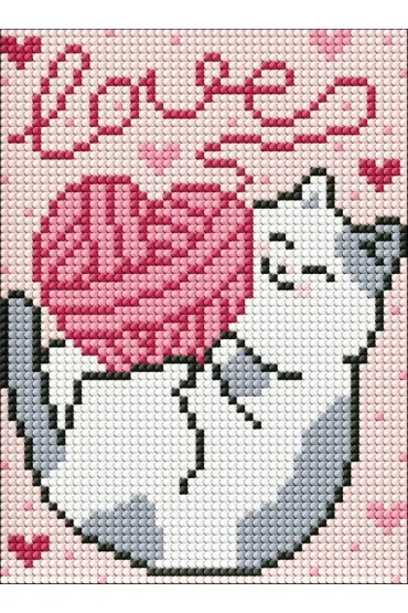 Ideyka Diamentowa mozaika - Wyznanie mi�o�ci 15x20cm