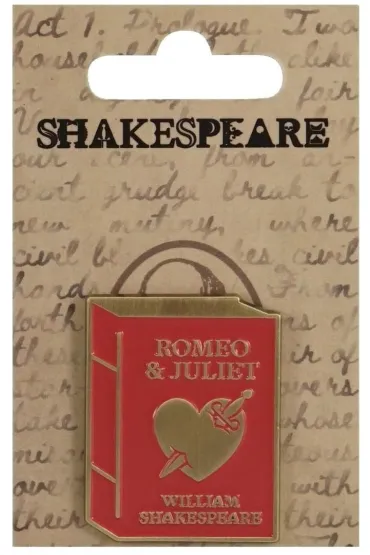 Half Moon Bay Szekspir Przypinka metalowa - Romeo i Julia
