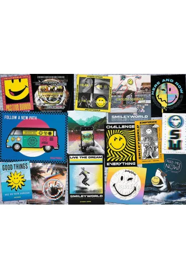 Puzzle 1000 el. �yj pozytywnie! Trefl