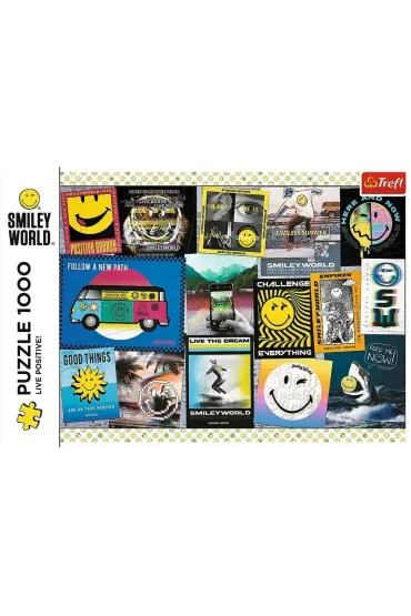 Puzzle 1000 el. �yj pozytywnie! Trefl