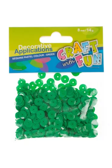 Craft with Fun Cekiny pastelowe okr�g�e 8mm, 14g