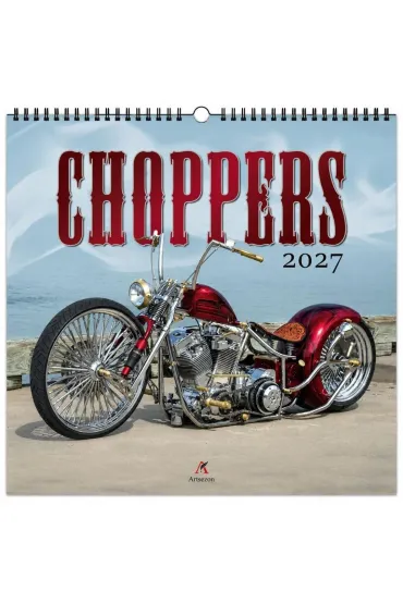 Kalendarz 2027 wieloplanszowy 33x33cm Choppers