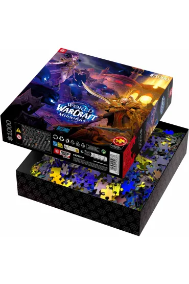 Puzzle 1000 Gaming World of Warcraft Midnight Against the Void Good Loot