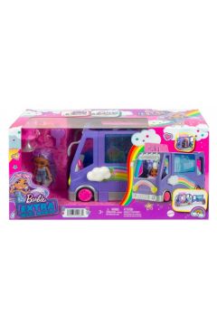 Barbie Extra minibus koncertowy + lalka Mini Minis Mattel