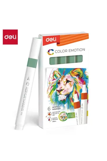 Deli Marker akrylowy pale green