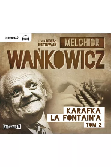 Audiobook Karafka La Fontaine'a T.2 CD - Melchior Wa�kowicz