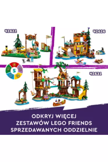 LEGO FRIENDS Przytulne domki na letnim obozie 42624