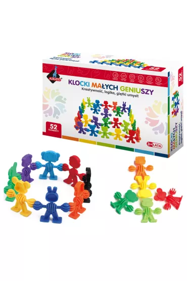 Klocki ma�ych geniuszy liczmany 52 elementy