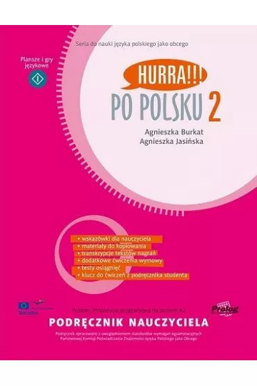 Hurra!!! Po polsku 2. Podr�cznik nauczyciela - Agnieszka Burkat, Agnieszka Jasi�ska