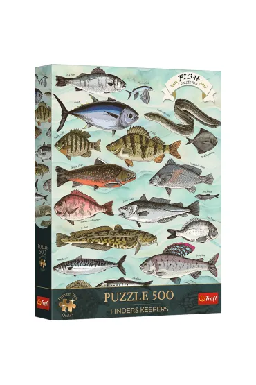 Puzzle 500 Finders Keepers: Ryby TREFL