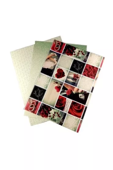 Galeria Hobby Karton motywy �lubne mix 300g, 24x34cm 3 szt.