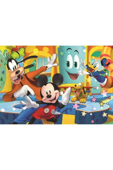 Puzzle 60 el. Maxi SuperColor. Mickey Clementoni
