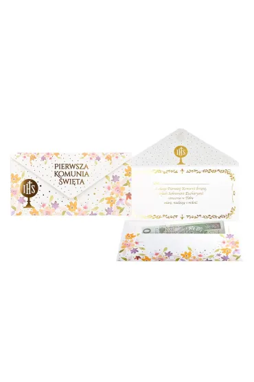 Kukartka Koperta podarunkowa KOP-008 Komunia