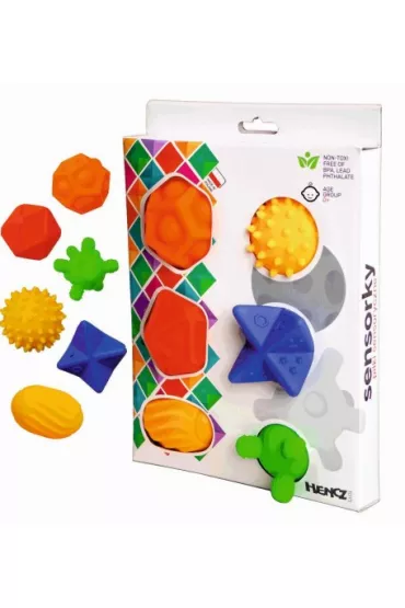 Pi�ki sensoryczne 6 szt Hencz Toys