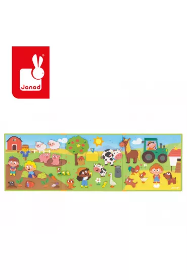 Puzzle Magnetyczna uk�adanka Farma Magneti'stories Janod