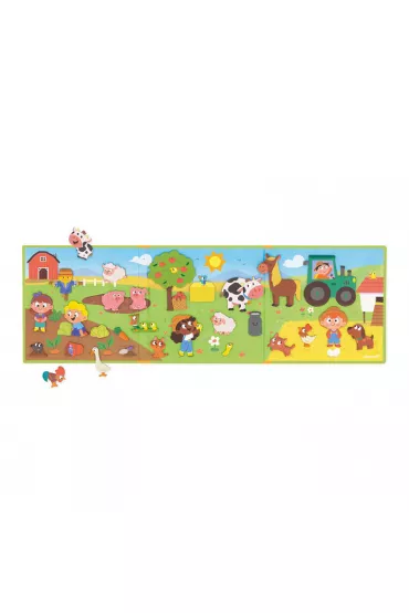 Puzzle Magnetyczna uk�adanka Farma Magneti'stories Janod