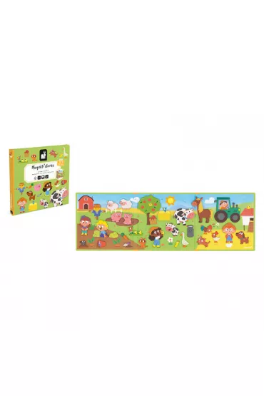 Puzzle Magnetyczna uk�adanka Farma Magneti'stories Janod