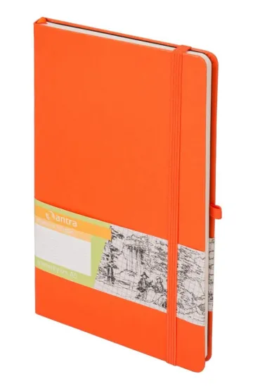 Antra Notes A5 Romantyzm pomara�czowy kropki 160 kartek