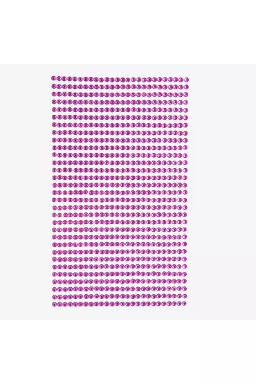 Dalprint Kryszta�ki samoprzylepne pink 3 mm 806 szt.