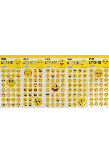 Fandy Naklejki Smile wypuk�e (6 szt)