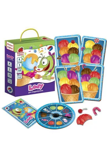 Puzzle Gra magnetyczna - Lody Roter Kafer