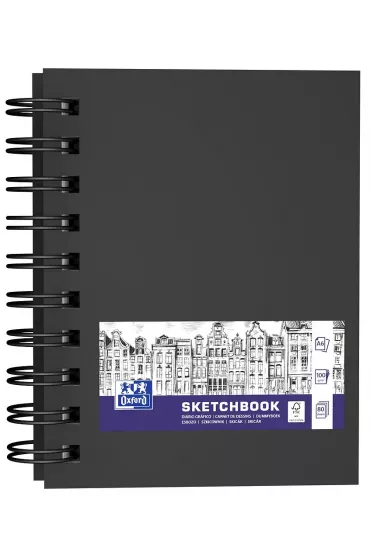 Oxford Szkicownik Sketchbook podw�jna spirala A6 80 kartek