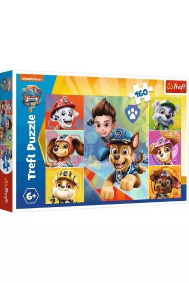 Puzzle 160 el. Spotkanie Psiego Patrolu Trefl