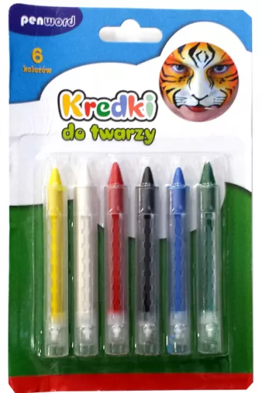 Polsirhurt Kredki do malowania twarzy 6 kolor�w