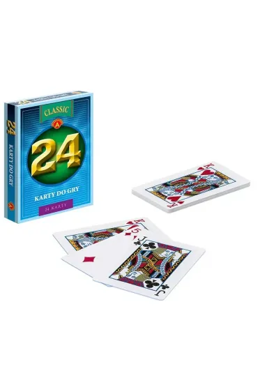 Klasyczne karty do gry. 24 karty