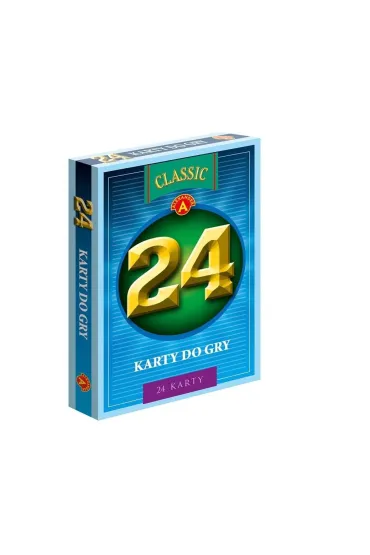 Klasyczne karty do gry. 24 karty
