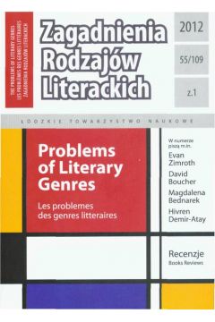 ePrasa Zagadnienia Rodzajw Literackich t. 55 (109) z.1/2012
