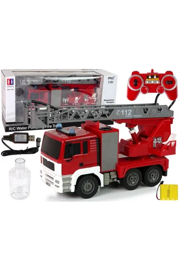 Stra� po�arna R/C woda i ruchoma drabina LeanToys