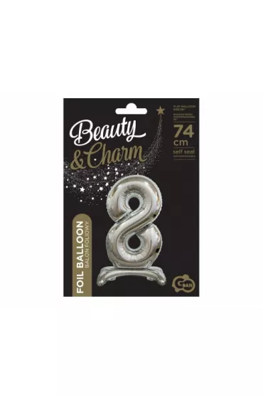 Godan Balon foliowy B&C Cyfra stoj�ca 8 BC-ASS8 74 cm