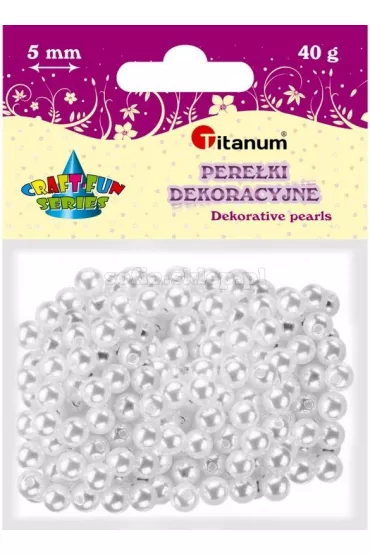 Titanum Koraliki plastikowe pere�ki 40g