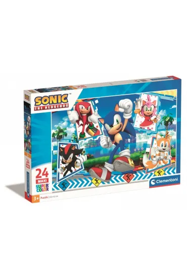Puzzle maxi 24 el. Super Sonic Clementoni