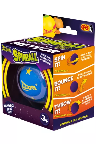 Spinball. Zakr�cona zabawa niebieska z ��tym (Meteor) Epee