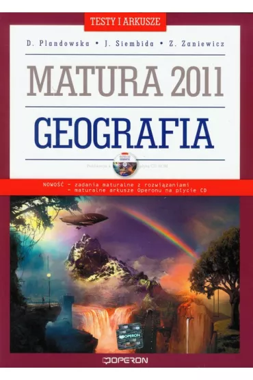 Geografia matura 2011 Testy i arkusze z p�yt� CD - Dorota Plandowska, Jolanta Siembida, Zbigniew Zaniewicz