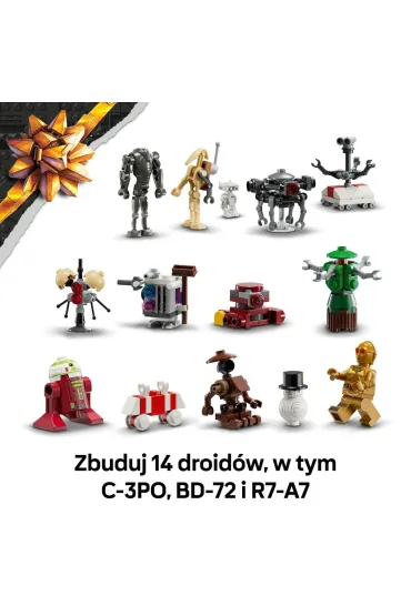 LEGO Star Wars Kalendarz adwentowy na 2025 rok 75418
