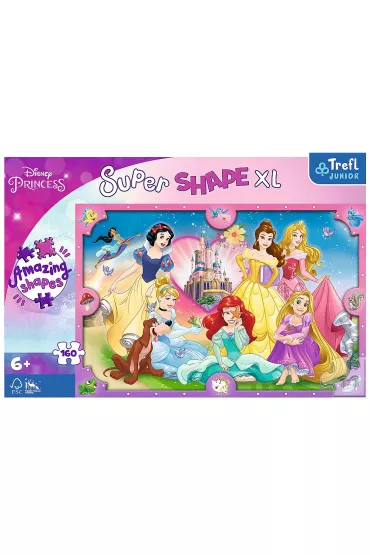 Puzzle 160 el. Super Shape XL Disney Princess Trefl