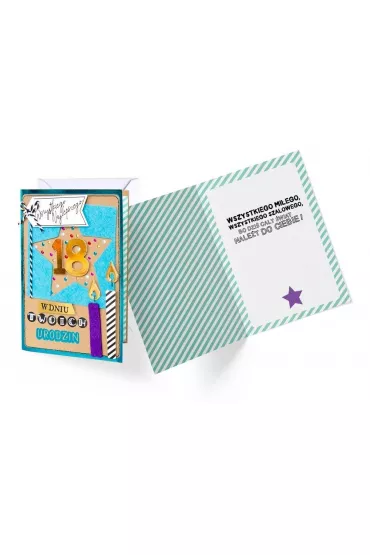 Kukartka Karnet B6 FR-025 Urodziny 18