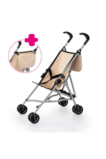 W�zek dla lalek z torb� be�owy Bayer Design