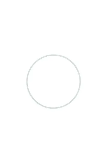 Aliga Ring metalowy bia�y 30cm