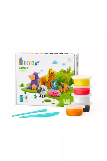 Hey Clay - Zestaw Zwierz�ta 15 el. Tm Toys