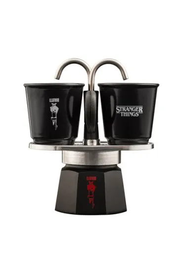 Bialetti Mini Express Stranger Things 2tz + 2 Fili�anki nadruk termochromowy