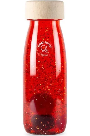 Petit Boum Butelka sensoryczna Float czerwona