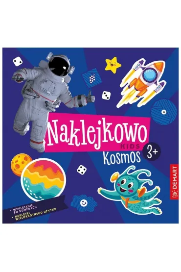 Naklejkowo Kids 3+. Kosmos - Anna Borchard, Monika  Niewielska