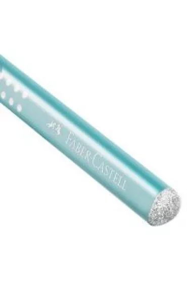 Faber-Castell O��wek Jumbo Sparkle Pearly turkusowy