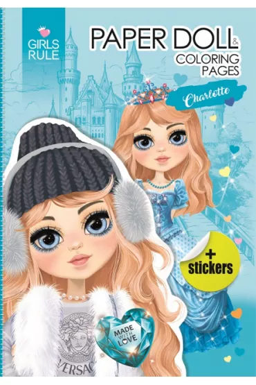 Papierowa lalka do wycinania Charlotte Fresh