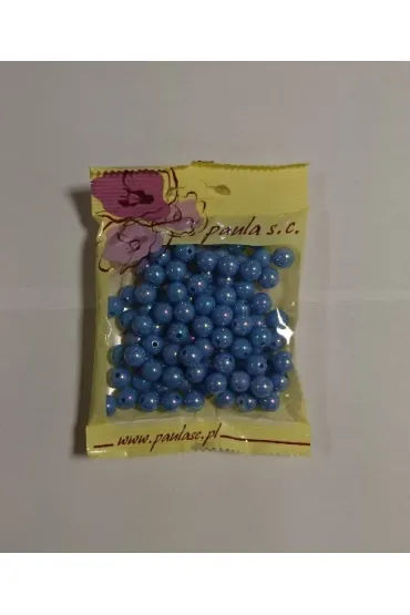 Korale niebieskie opal 10mm