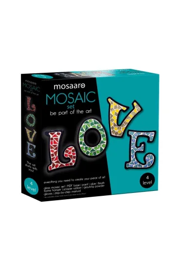 Zestaw kreatywny mozaika - Love